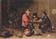 David Teniers the Younger Drei musizierende Bauern oil painting reproduction